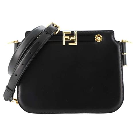 fendi touch leather bag|Fendi patent leather bag.